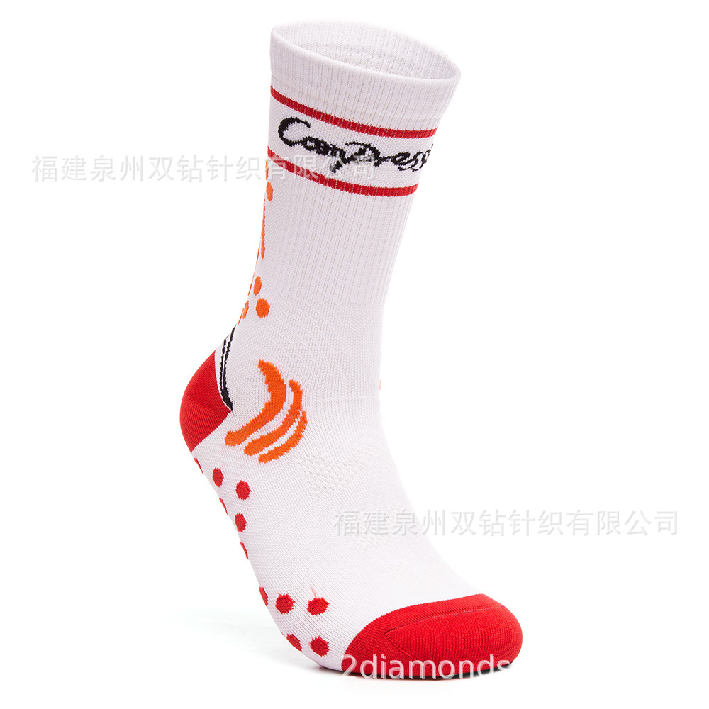 Male Adult Riding Bicycle Socks Marathon Running Socks Wear Breathable Compression Sock Sports Socks